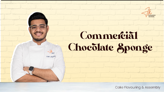 Commercial chocolate sponge